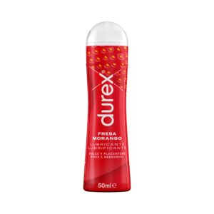 Durex Lubricante Fresa, Dulce y Placentero, 50 ml